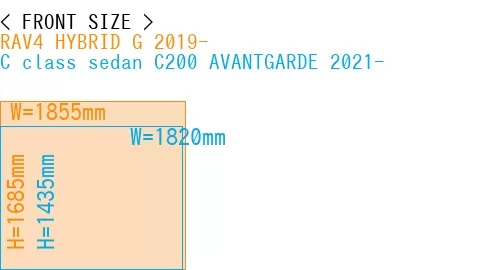 #RAV4 HYBRID G 2019- + C class sedan C200 AVANTGARDE 2021-